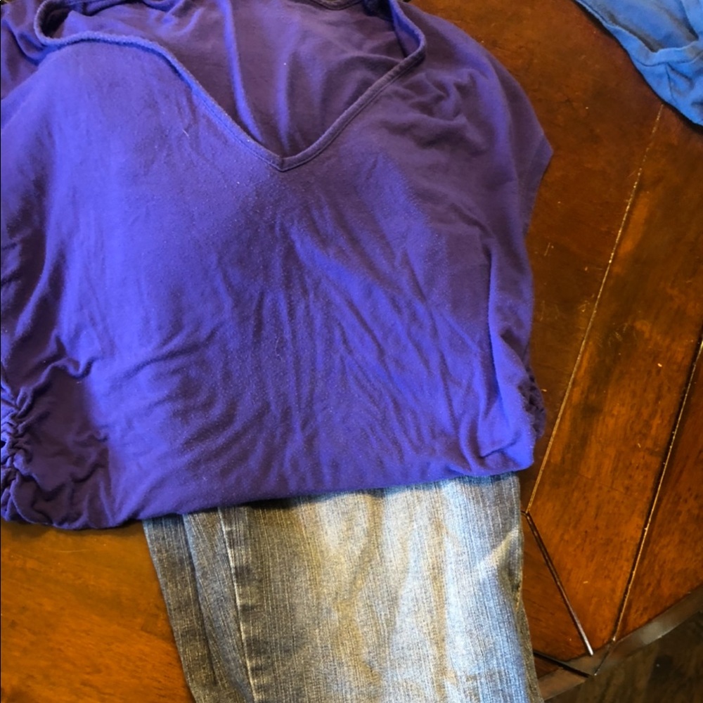 Pea in a pod jean & shirt L